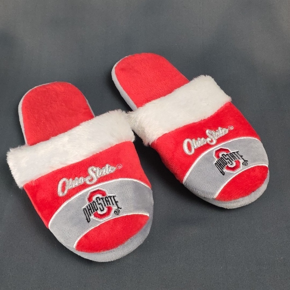 Ohio State Women's Size 7 Slippers‎ Foco Embroidered